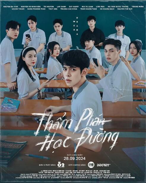 2024越南劇《校園法官/少年法官/Teenager Judge》越南語中字 盒裝4碟 2024越南劇《校園法官/少年法官/Teenager Judge》越南語中字 盒裝4碟