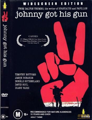 1971美國電影 約翰尼上戰場/無語問蒼天/尊尼拿起了槍/約翰尼拿到了自己的槍/ 二戰/ DVD