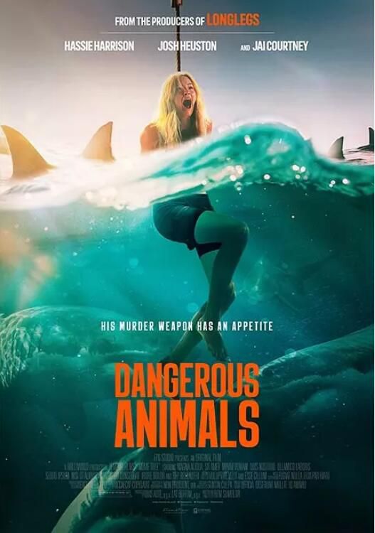 2025澳大利亞電影 危險動物/鯊人魔/鯊膽殺人狂/Dangerous Animals 英語中字 盒裝1碟