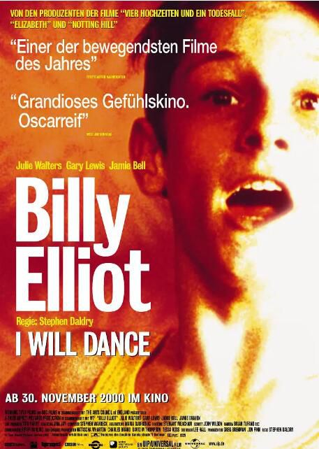 2000高分歐美電影 跳出我天地/舞動人生/芭蕾之夢/Billy Elliot 傑米·貝爾 英語中字 盒裝1碟