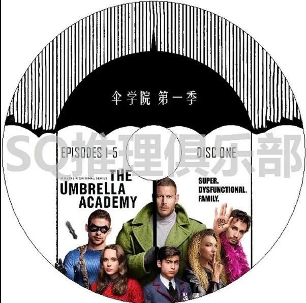新美國犯罪奇幻劇DVD：傘學院/雨傘學院 1-2季 4碟