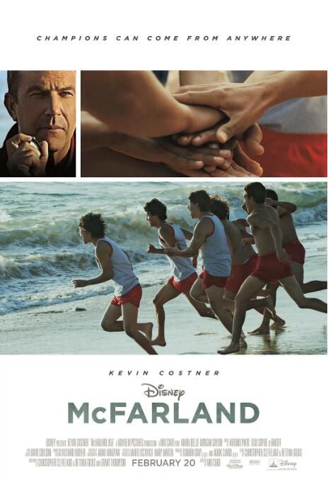 2015高分美國電影《夢想越野隊/麥克法蘭》凱文·科斯特納 英語中英雙字 盒裝1碟