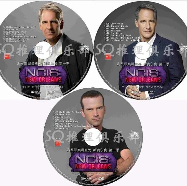新美劇DVD：NCIS 海軍罪案調查處 新奧爾良篇 1-7季 中英字幕 20碟
