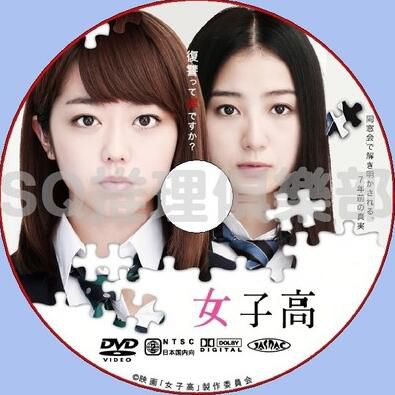 2016犯罪懸疑片DVD：女子高【峰岸南/高田裏穗/中山繪梨奈】