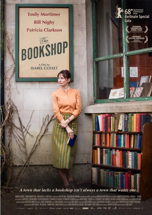 2017高分歐美電影 《書店/街角的書店/The Bookshop》艾米莉·莫迪默 英語中字 盒裝1碟