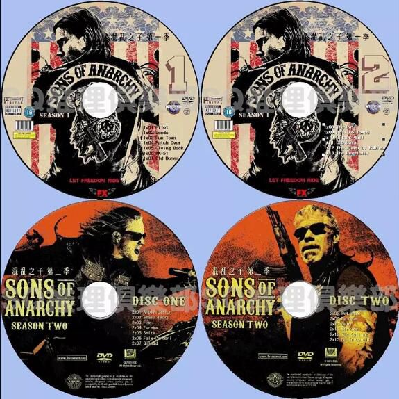 美劇DVD:混亂之子/無政府之子/無法之子/迷失之子/飆風不歸路 1-7季 14碟 美劇DVD:混亂之子/無政府之子/無法之子/迷失之子/飆風不歸路 1-7季 14碟