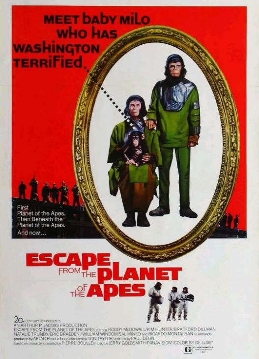 1971經典科幻《逃離猩球/猿人襲地球3/人猿星球3》羅迪·麥克道爾 英語中英雙字 1971經典科幻《逃離猩球/猿人襲地球3/人猿星球3》羅迪·麥克道爾 英語中英雙字