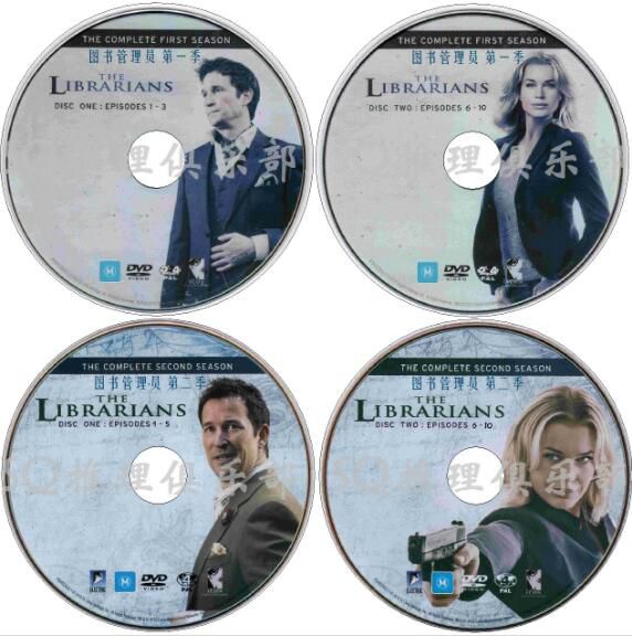 美劇DVD:圖書管理員/圖書館員/探險奇兵 1-4季 8碟 美劇DVD:圖書管理員/圖書館員/探險奇兵 1-4季 8碟
