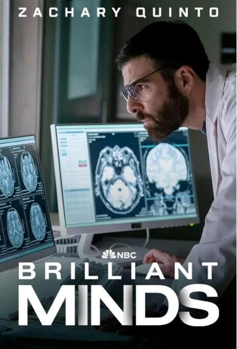 2024高分美劇 絕妙心靈/沃爾夫醫生/Brilliant Minds 第一季 紮克瑞·昆圖 英語中字 盒裝3碟
