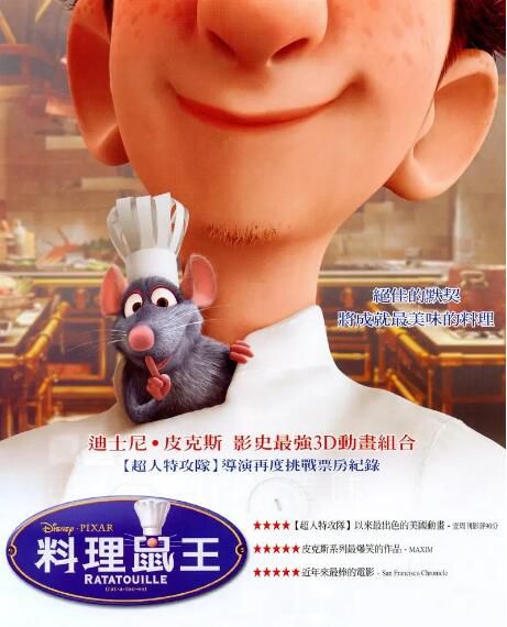 2007高分動畫喜劇《料理鼠王/美食總動員/五星級大鼠》.國粵英語.中英雙字 2007高分動畫喜劇《料理鼠王/美食總動員/五星級大鼠》.國粵英語.中英雙字