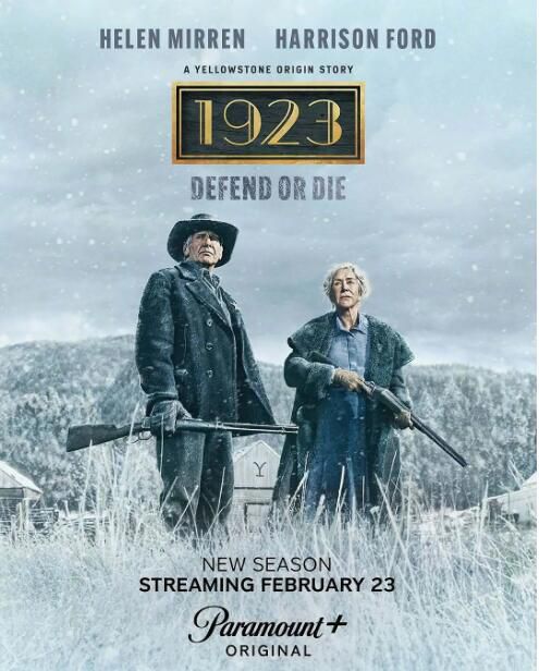 2025高分美劇 1923/黃石前傳/黃石：1932 第二季 哈里森·福特 英語中字 盒裝2碟