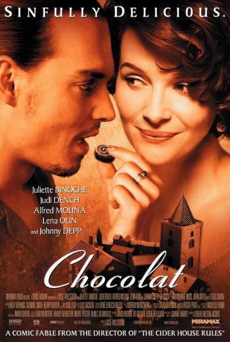 2000歐美電影 濃情巧克力/情迷朱古力/Chocolat　朱麗葉·比諾什 英語中字 盒裝1碟
