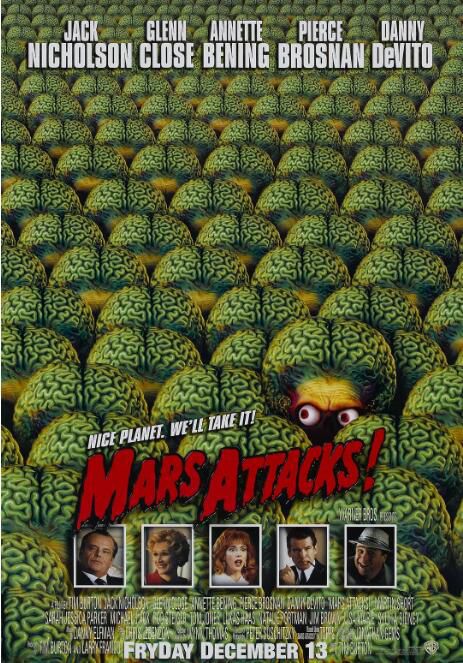 1996高分歐美電影 火星人玩轉地球/星戰毀滅者 傑克·尼科爾森 英語中字 盒裝1碟 1996高分歐美電影 火星人玩轉地球/星戰毀滅者 傑克·尼科爾森 英語中字 盒裝1碟