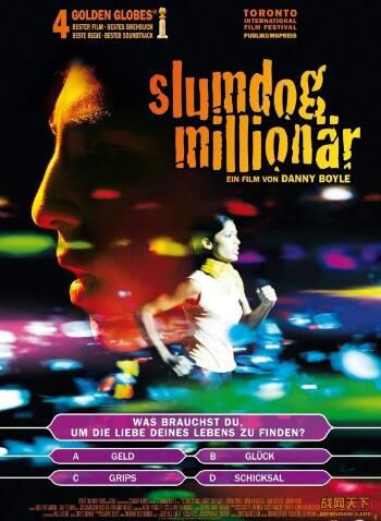 2008美國電影 貧民窟的百萬富翁/貧民富翁 國英語中英文字幕 DVD 2008美國電影 貧民窟的百萬富翁/貧民富翁 國英語中英文字幕 DVD
