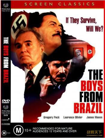 1978英國電影 納粹大謀殺/納粹狂種/巴西來的孩子 二戰/間諜戰/ DVD