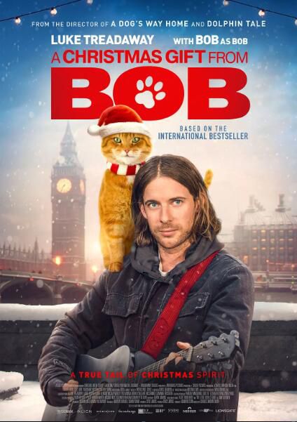 2020英國喜劇《鮑勃的聖誕禮物/街角再遇BOB/再見街貓BOB》盧克·崔德威.英語中文字幕 2020英國喜劇《鮑勃的聖誕禮物/街角再遇BOB/再見街貓BOB》盧克·崔德威.英語中文字幕