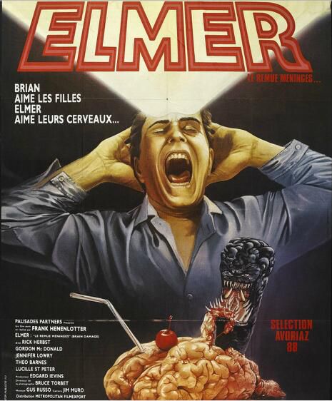 腦殘/腦損傷 Brain Damage 1988年美國B級奇幻CULT科幻恐怖片 腦殘/腦損傷 Brain Damage 1988年美國B級奇幻CULT科幻恐怖片