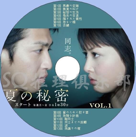 2009午間懸疑劇DVD：夏之秘密 全65集【山田麻衣子/瀬川 亮】5碟