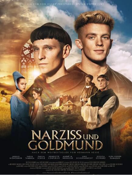 2020德國劇情電影《納爾齊斯與歌爾德蒙》傑尼斯·紐沃納.中英雙字