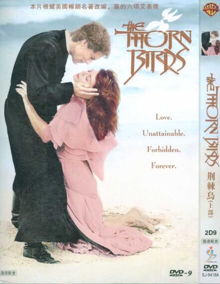 1983電影 荊棘鳥/刺鳥 理查德/張伯倫 英語中字 盒裝4碟 1983電影 荊棘鳥/刺鳥 理查德/張伯倫 英語中字 盒裝4碟