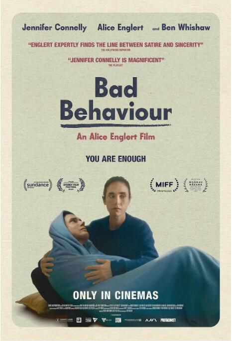 2023新西蘭電影《不良行為/Bad Behaviour》詹妮弗·康納利 英語中英雙字 盒裝1碟