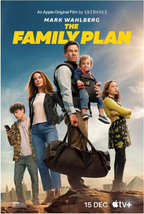 2023美國電影 家庭計劃 The Family Plan 馬克·沃爾伯格 英語中字 盒裝1碟