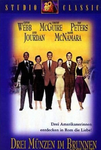 1954美國電影 泉水中的三枚硬幣/羅馬之戀 國語無字幕 DVD 1954美國電影 泉水中的三枚硬幣/羅馬之戀 國語無字幕 DVD