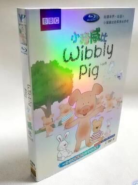 盒裝高清動光盤 小豬威比DVD 52全集 國英發音　3D9