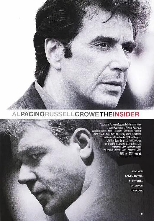 1999高分美國電影《驚曝內幕/奪命煙幕/The Insider》阿爾·帕西諾 英語中字 盒裝1碟