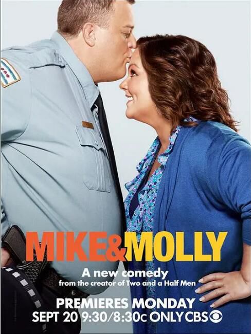 2010美劇 邁克和茉莉/胖子的愛情/噸級雙寶/Mike & Molly 第1-6季 英語中字 盒裝12碟