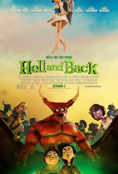 動畫電影 地獄歸來 Hell and Back 歐美惡趣味怪異CULT動畫片 DVD收藏版