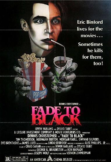 消逝於黑暗中/黑場 Fade to Black (1980) 八十代稀缺B級CULT恐怖