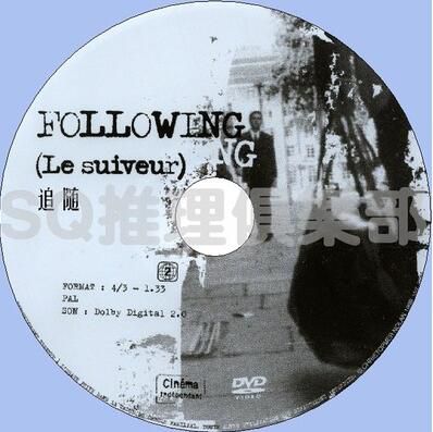 1998英國犯罪懸疑驚悚片DVD:追隨 Following/致命追蹤/跟蹤/尾隨 1998英國犯罪懸疑驚悚片DVD:追隨 Following/致命追蹤/跟蹤/尾隨
