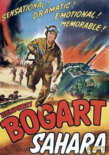 1944美國電影 撒哈拉/撒哈拉沙漠/孤城虎將/第四裝甲師 修復版 二戰/沙漠戰/狙擊戰/美德戰 DVD