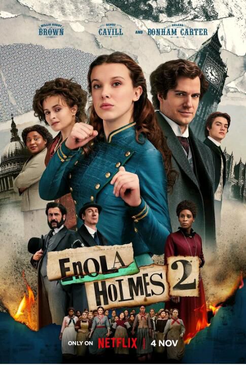 2022美國電影 福爾摩斯小姐：倫敦厄運 Enola Holmes 2 英語中英雙字