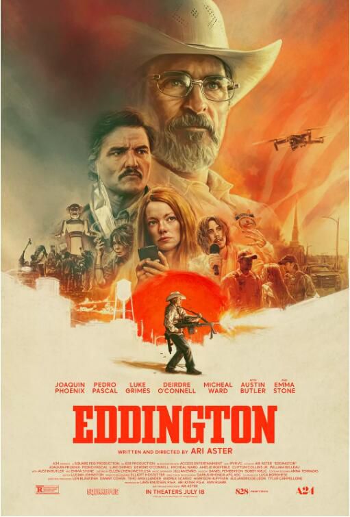 2025美國電影 愛丁頓 Eddington 華金·菲尼克斯 英語中字 盒裝1碟 2025美國電影 愛丁頓 Eddington 華金·菲尼克斯 英語中字 盒裝1碟