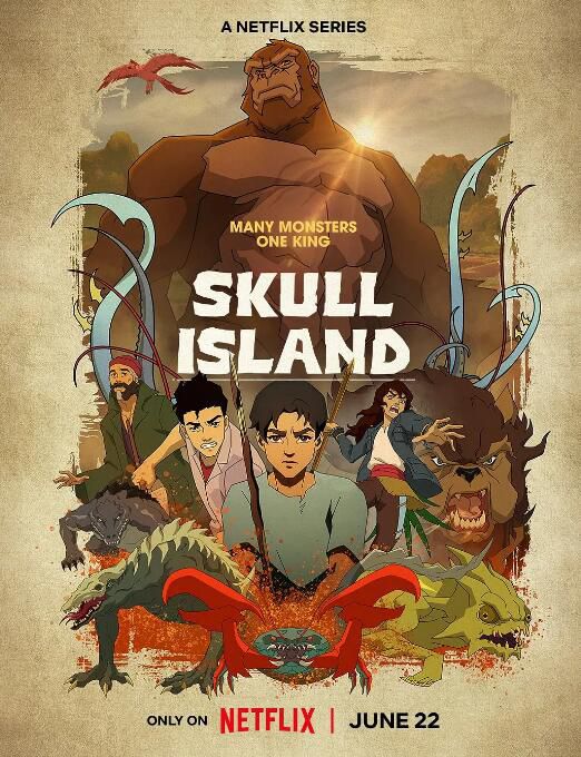 2023歐美動畫 骷髏島/Skull Island 英語中字 2碟