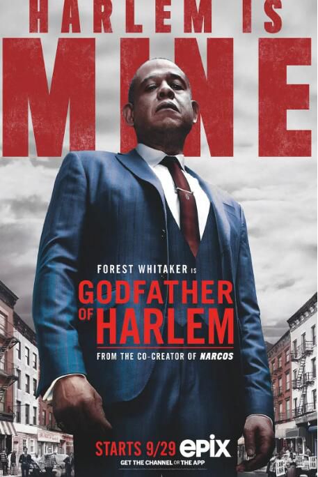 2019高分美國犯罪劇DVD：哈林教父/Godfather of Harlem 第1-4季 福里斯特·惠特克 英語中字 盒裝8碟