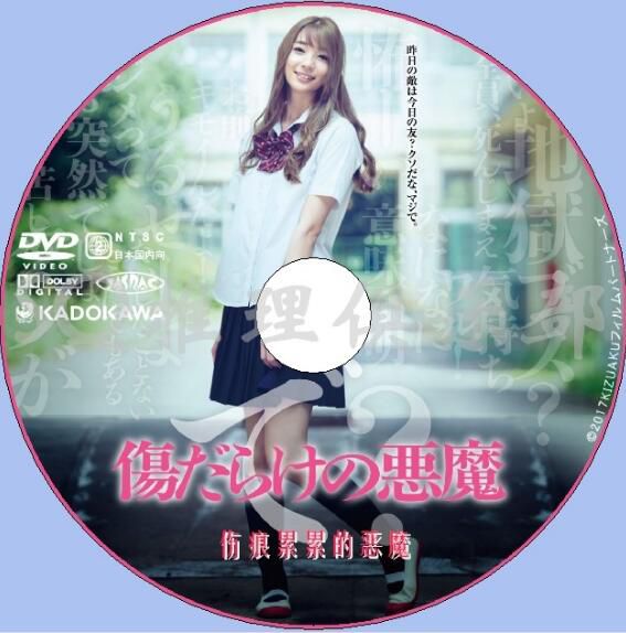 2017犯罪驚悚片DVD：傷痕累累的惡魔【足立梨花/江野澤愛美】