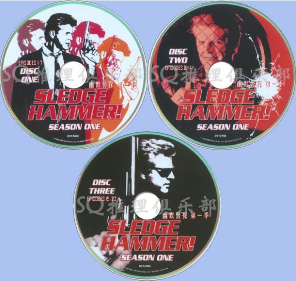 1986美國犯罪喜劇DVD:幽默警探 大榔頭 第一季 第1季 全22集中英字幕3碟 1986美國犯罪喜劇DVD:幽默警探 大榔頭 第一季 第1季 全22集中英字幕3碟