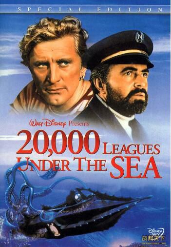 1954美國電影 海底兩萬里 海戰/ 英語中英文 DVD
