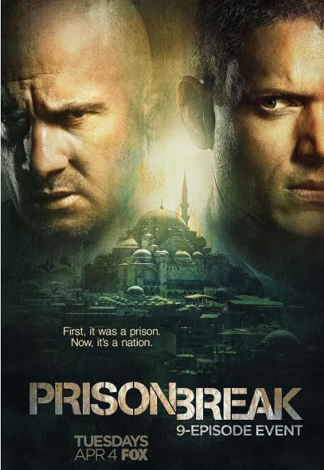 2017美劇 越獄/Prison Break 第五季 越獄重啟劇 英語中字 3碟