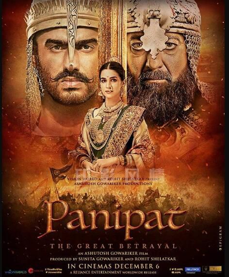2019印度電影《Panipat//帕尼帕特》印地語中字 盒裝1碟