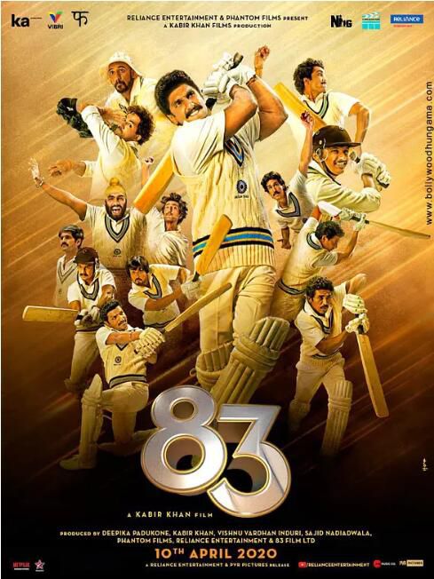2021印度電影《1983板球世界杯/1983 板球世界盃》蘭維爾·辛格 印地語中字 2021印度電影《1983板球世界杯/1983 板球世界盃》蘭維爾·辛格 印地語中字