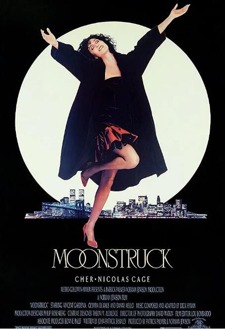 1987高分美國電影 月色撩人 Moonstruck/發暈/月滿抱佳人 尼古拉斯凱奇 英語中字 盒裝1碟