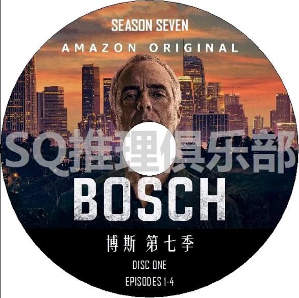 2021新美國罪案劇DVD：博斯 第七季/博世 第7季/博什7 全8集 2碟