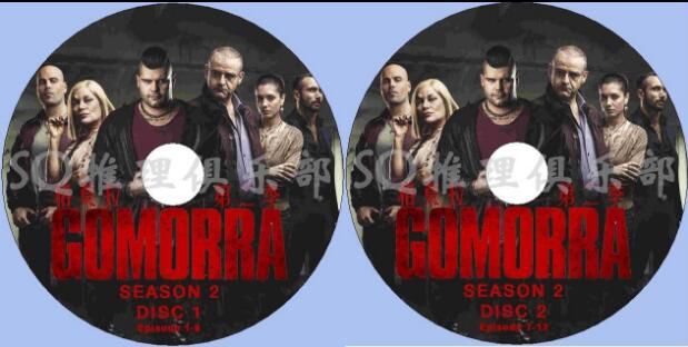 2016意大利黑幫犯罪劇DVD：格莫拉 第二季/Gomorra 全10集 2碟