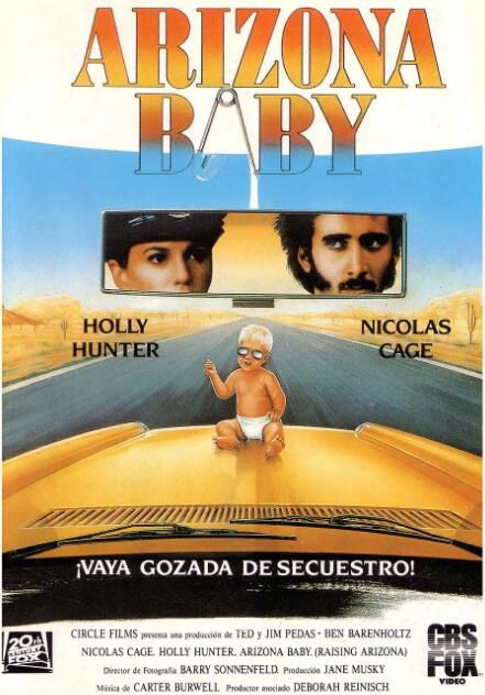 1987高分美國電影 撫養亞利桑納/Raising Arizona 尼古拉斯·凱奇 英語中字 盒裝1碟