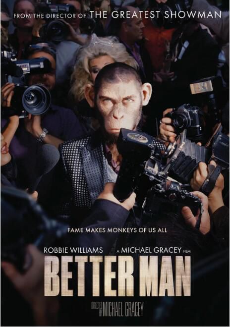 2024美國電影《更好的人/原始巨星/Better Man》英語中英雙字 盒裝1碟 2024美國電影《更好的人/原始巨星/Better Man》英語中英雙字 盒裝1碟