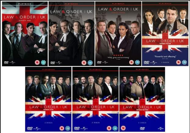 英劇DVD：法律與秩序 英版/法律與秩序：英國　1-8碟